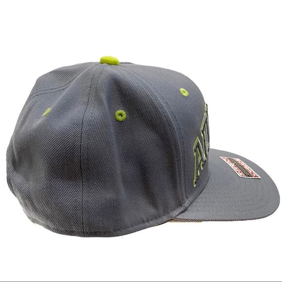 Adidas Collection Men’s Slime Green & Tech Gray FAKT SnapBack Logo Cap - Picture 3 of 10